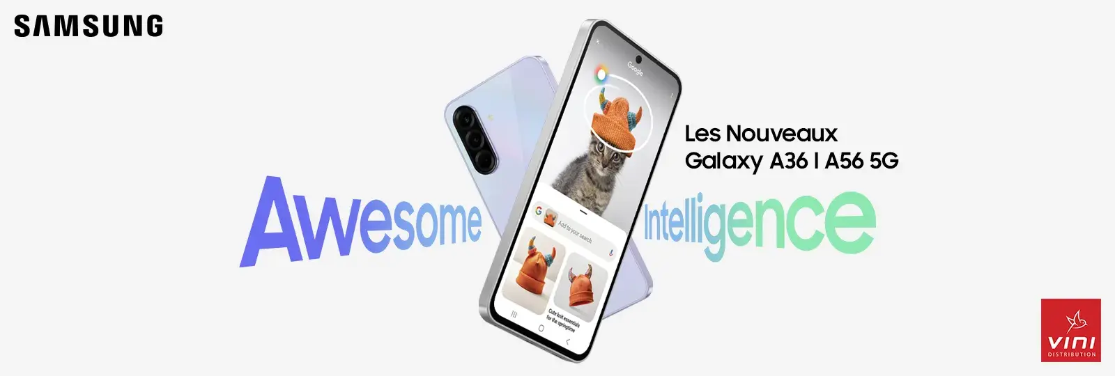 SAMSUNG GALAXY A36 et A56